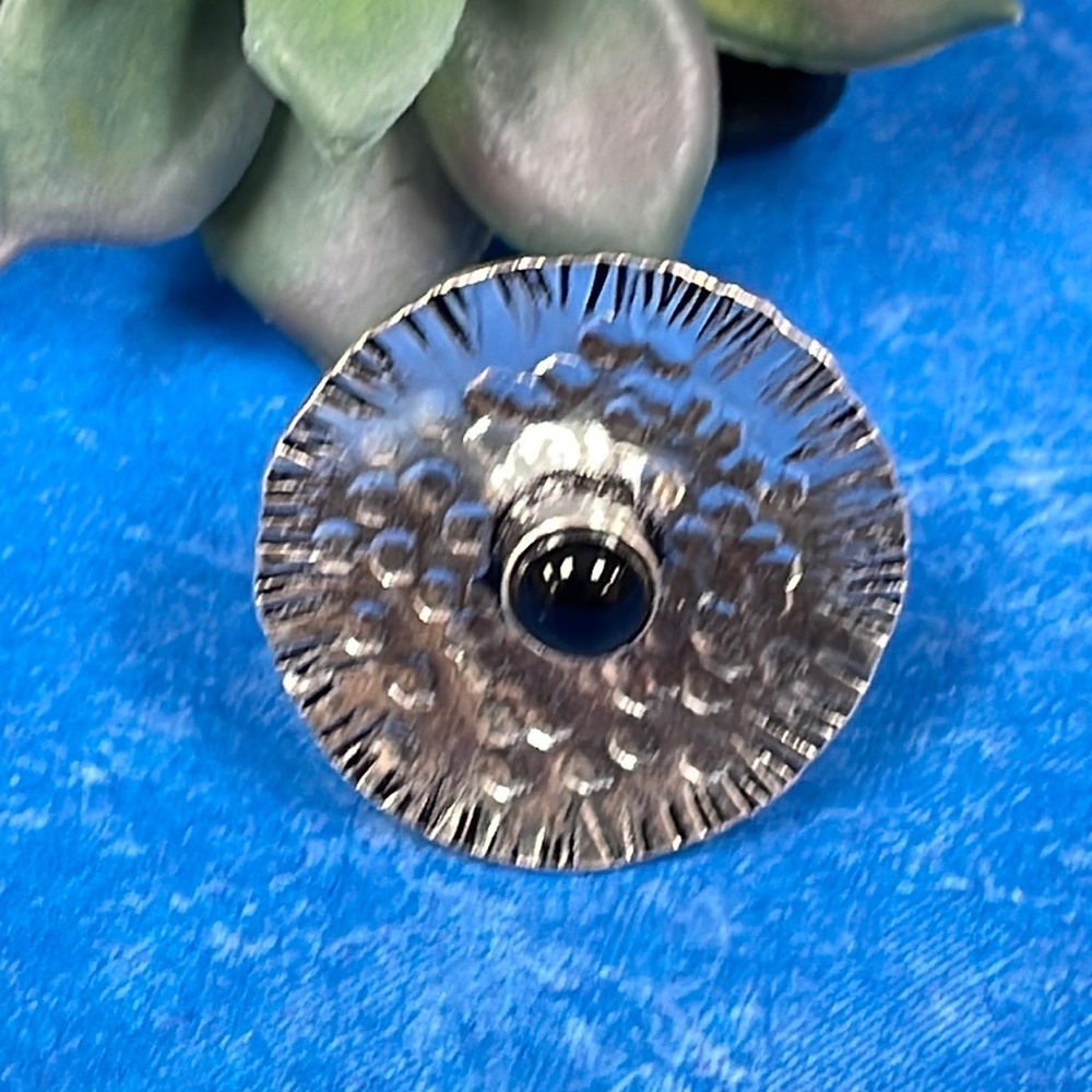 Onyx Shield Ring - image 2